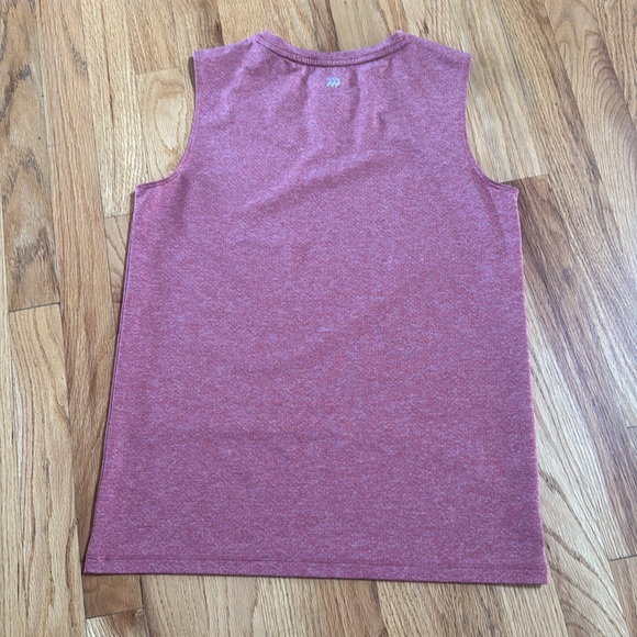 All in Motion Sleeveless Muscle Shirt Tank, Breathable, Rust Orange, Size XL 14 - Picture 5 of 7